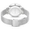 Reloj Clarica de fabricación suiza, brazalete metálico, tono plateado, acero inoxidable Reloj Clarica de fabricación suiza, brazalete metálico, tono plateado, acero inoxidable