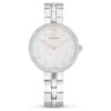 Reloj Cosmopolitan de fabricación suiza, pulsera de metal, tono plateado, acero inoxidable Reloj Cosmopolitan de fabricación suiza, pulsera de metal, tono plateado, acero inoxidable