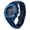 Reloj Dextera Chrono de 39 mm, fabricado en Suiza, brazalete metálico, azul, acabado azul Reloj Dextera Chrono de 39 mm, fabricado en Suiza, brazalete metálico, azul, acabado azul