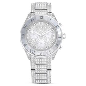 Reloj Dextera Lux de fabricación suiza, brazalete metálico, tono plateado, acero inoxidable