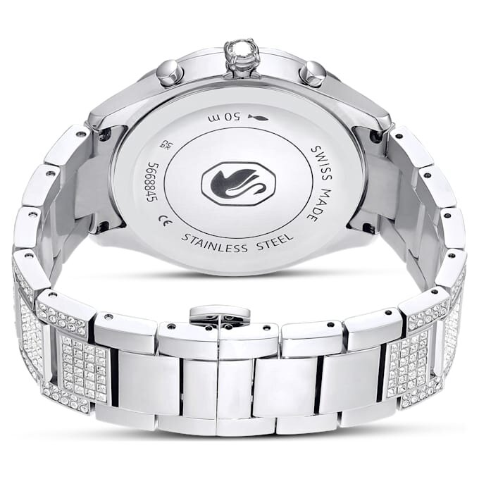Reloj Dextera Lux de fabricación suiza, brazalete metálico, tono plateado, acero inoxidable Reloj Dextera Lux de fabricación suiza, brazalete metálico, tono plateado, acero inoxidable
