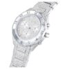 Reloj Dextera Lux de fabricación suiza, brazalete metálico, tono plateado, acero inoxidable Reloj Dextera Lux de fabricación suiza, brazalete metálico, tono plateado, acero inoxidable