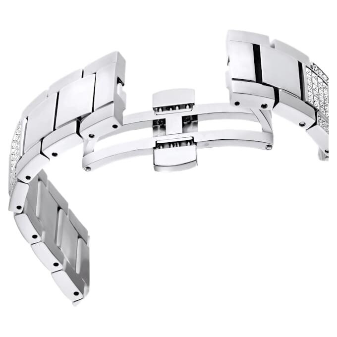 Reloj Dextera Lux de fabricación suiza, brazalete metálico, tono plateado, acero inoxidable Reloj Dextera Lux de fabricación suiza, brazalete metálico, tono plateado, acero inoxidable