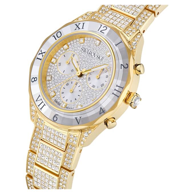 Reloj Dextera Lux de fabricación suiza, pulsera metálica, tono dorado, acabado dorado Reloj Dextera Lux de fabricación suiza, pulsera metálica, tono dorado, acabado dorado