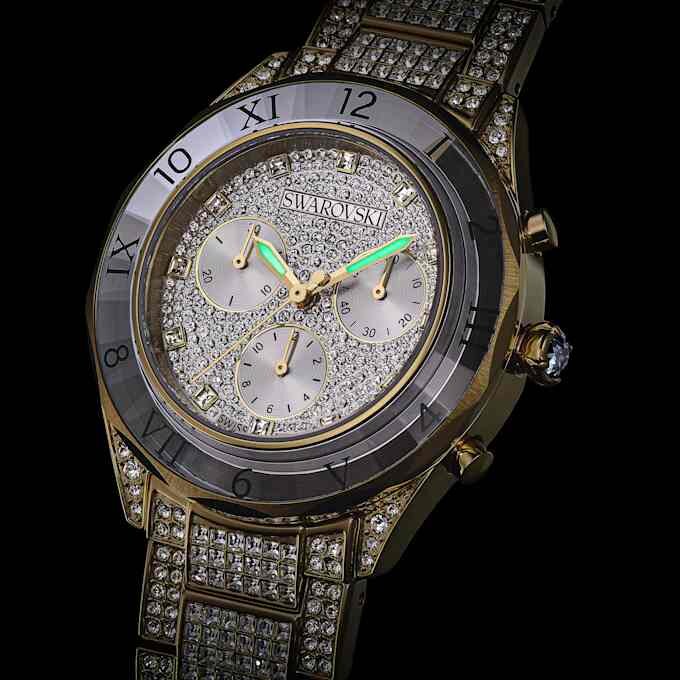 Reloj Dextera Lux de fabricación suiza, pulsera metálica, tono dorado, acabado dorado Reloj Dextera Lux de fabricación suiza, pulsera metálica, tono dorado, acabado dorado