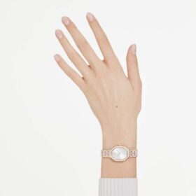 Reloj Dextera Octagon «Swiss Made», brazalete metálico, tono dorado, acabado en tono oro rosa