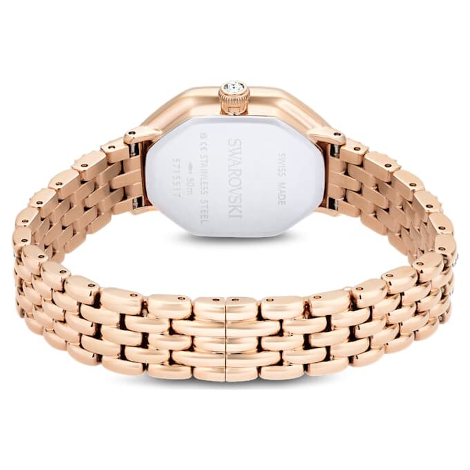 Reloj Dextera Octagon «Swiss Made», brazalete metálico, tono dorado, acabado en tono oro rosa Reloj Dextera Octagon «Swiss Made», brazalete metálico, tono dorado, acabado en tono oro rosa