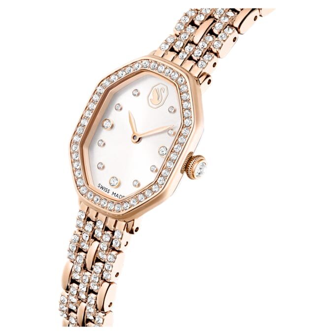 Reloj Dextera Octagon «Swiss Made», brazalete metálico, tono dorado, acabado en tono oro rosa Reloj Dextera Octagon «Swiss Made», brazalete metálico, tono dorado, acabado en tono oro rosa