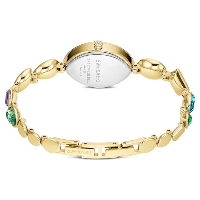Reloj Gema con pulsera de cristales, tono dorado, acabado dorado Reloj Gema con pulsera de cristales, tono dorado, acabado dorado
