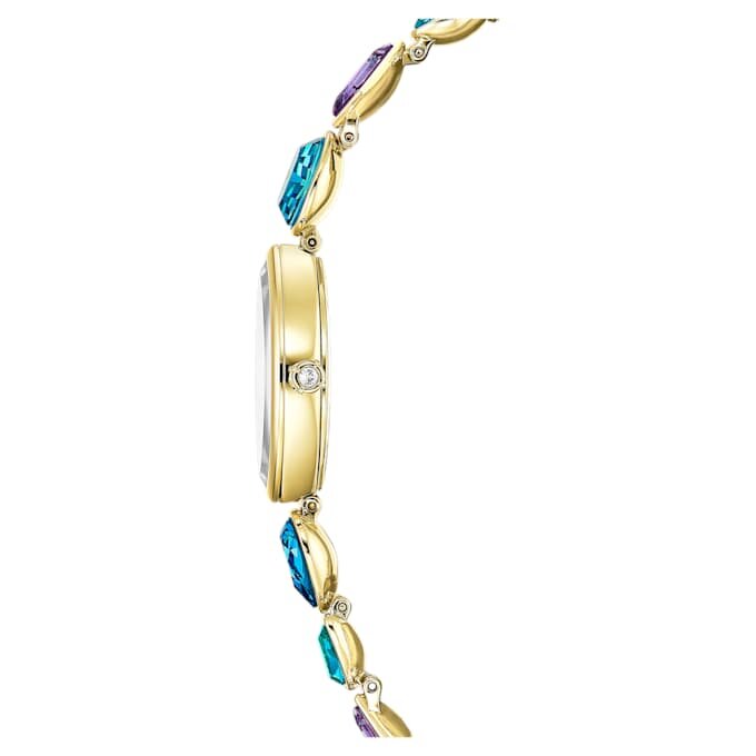 Reloj Gema con pulsera de cristales, tono dorado, acabado dorado Reloj Gema con pulsera de cristales, tono dorado, acabado dorado
