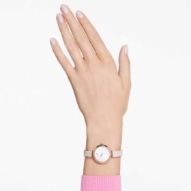 Reloj Illumina de fabricación suiza, brazalete de metal, tono oro rosa, acabado en tono oro rosa