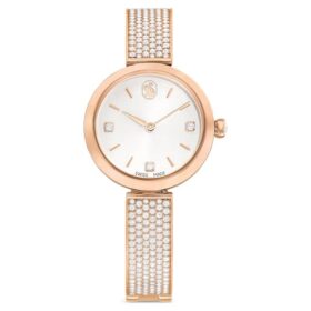 Reloj Illumina de fabricación suiza, brazalete de metal, tono oro rosa, acabado en tono oro rosa