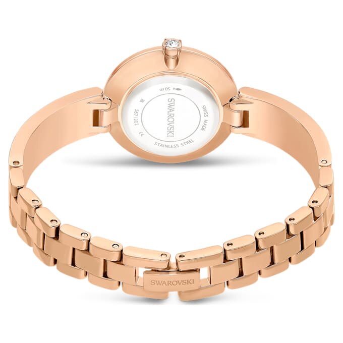Reloj Illumina de fabricación suiza, brazalete de metal, tono oro rosa, acabado en tono oro rosa Reloj Illumina de fabricación suiza, brazalete de metal, tono oro rosa, acabado en tono oro rosa