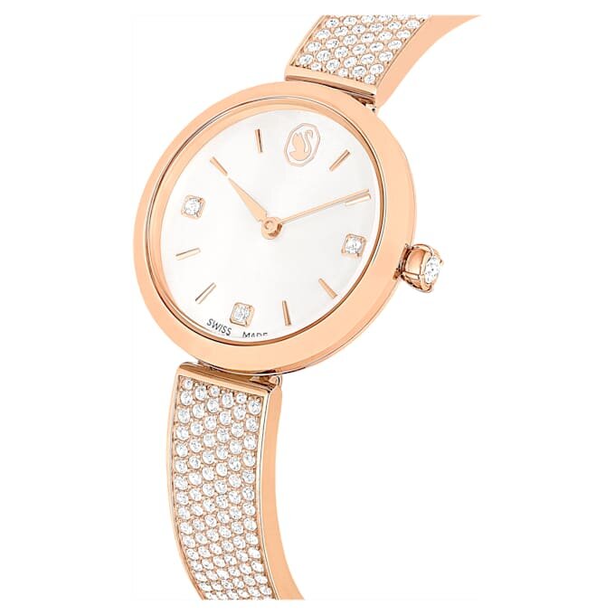 Reloj Illumina de fabricación suiza, brazalete de metal, tono oro rosa, acabado en tono oro rosa Reloj Illumina de fabricación suiza, brazalete de metal, tono oro rosa, acabado en tono oro rosa