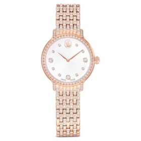 Reloj Imber de fabricación suiza, brazalete metálico, tono oro rosa, acabado en tono oro rosa