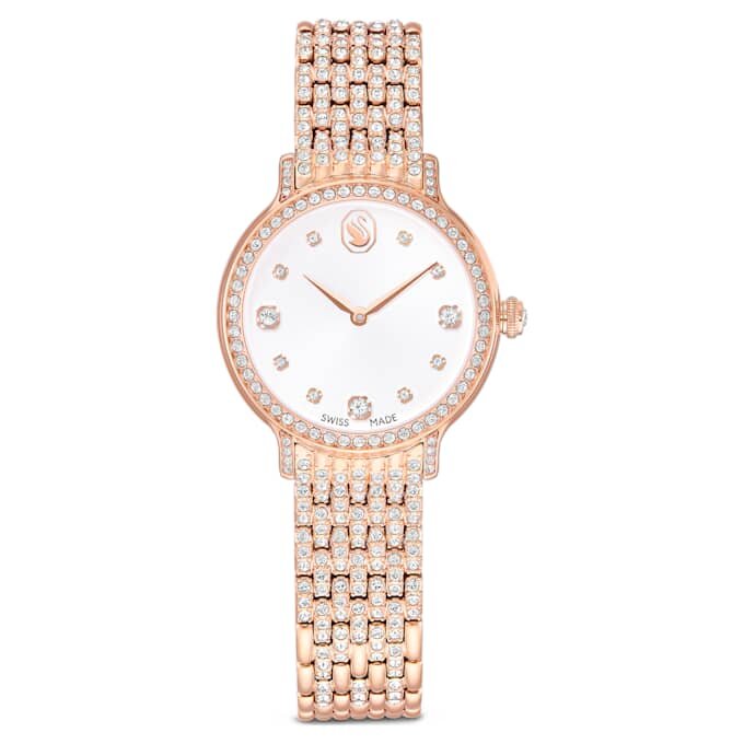 Reloj Imber de fabricación suiza, brazalete metálico, tono oro rosa, acabado en tono oro rosa Reloj Imber de fabricación suiza, brazalete metálico, tono oro rosa, acabado en tono oro rosa