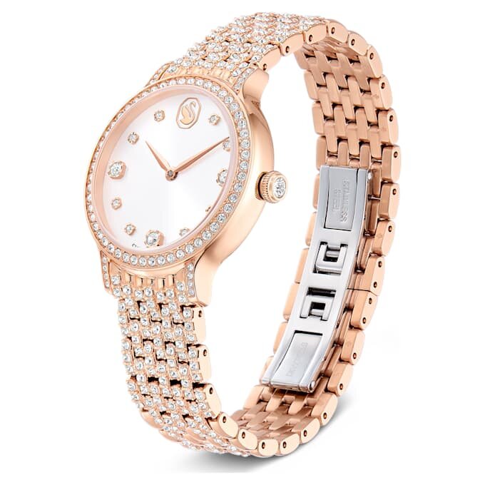 Reloj Imber de fabricación suiza, brazalete metálico, tono oro rosa, acabado en tono oro rosa Reloj Imber de fabricación suiza, brazalete metálico, tono oro rosa, acabado en tono oro rosa