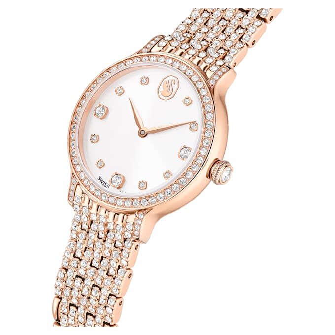 Reloj Imber de fabricación suiza, brazalete metálico, tono oro rosa, acabado en tono oro rosa Reloj Imber de fabricación suiza, brazalete metálico, tono oro rosa, acabado en tono oro rosa