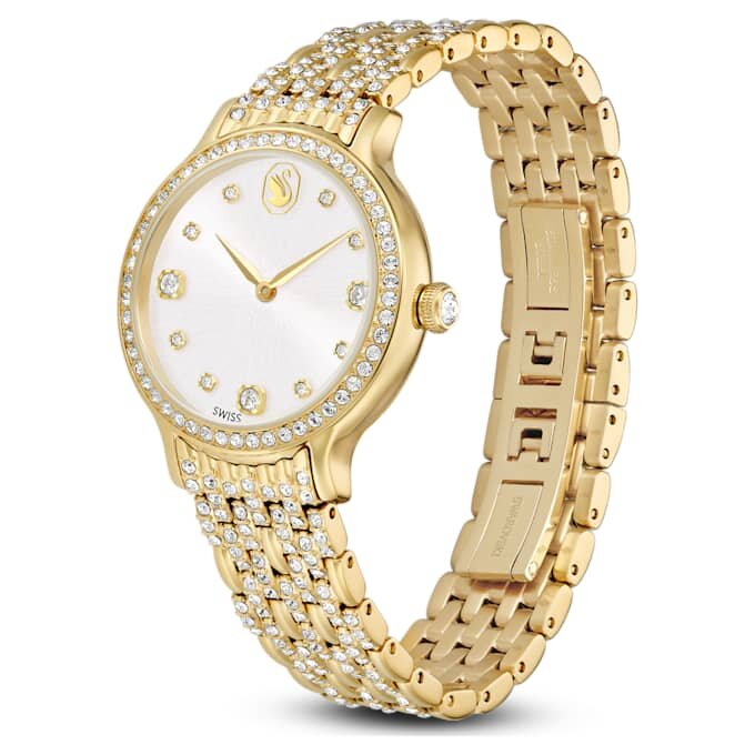 Reloj Imber de fabricación suiza, pulseras de metal, tono dorado, acabado dorado Reloj Imber de fabricación suiza, pulseras de metal, tono dorado, acabado dorado