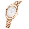 Reloj Imber Oval de fabricación suiza, pulsera metálica, tono dorado, acabado en tono oro rosa Reloj Imber Oval de fabricación suiza, pulsera metálica, tono dorado, acabado en tono oro rosa