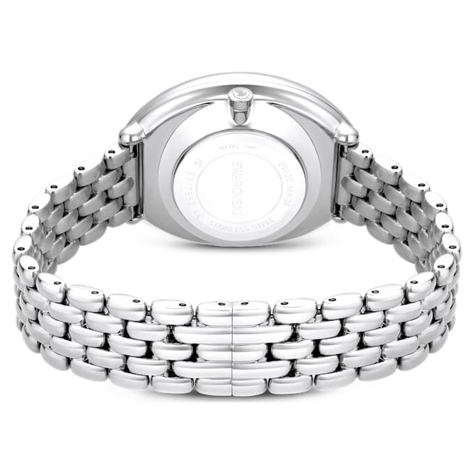 Reloj Imber Oval de fabricación suiza, pulsera metálica, tono plateado, acero inoxidable Reloj Imber Oval de fabricación suiza, pulsera metálica, tono plateado, acero inoxidable