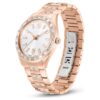 Reloj Matrix con fecha, fabricado en Suiza, brazalete metálico, tono oro rosa, acabado en tono oro rosa Reloj Matrix con fecha, fabricado en Suiza, brazalete metálico, tono oro rosa, acabado en tono oro rosa