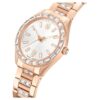 Reloj Matrix con fecha, fabricado en Suiza, brazalete metálico, tono oro rosa, acabado en tono oro rosa Reloj Matrix con fecha, fabricado en Suiza, brazalete metálico, tono oro rosa, acabado en tono oro rosa