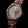 Reloj Matrix con fecha, fabricado en Suiza, brazalete metálico, tono oro rosa, acabado en tono oro rosa Reloj Matrix con fecha, fabricado en Suiza, brazalete metálico, tono oro rosa, acabado en tono oro rosa