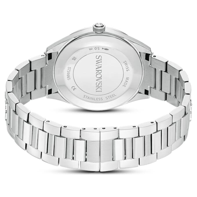 Reloj Matrix Date de fabricación suiza, pulsera de metal, tono plateado, acero inoxidable Reloj Matrix Date de fabricación suiza, pulsera de metal, tono plateado, acero inoxidable