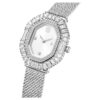 Reloj Matrix Octagon con brazalete metálico, tono plateado, acero inoxidable
