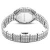 Reloj Matrix Octagon con corte baguette, pulsera de metal, tono plateado, acero inoxidable Reloj Matrix Octagon con corte baguette, pulsera de metal, tono plateado, acero inoxidable