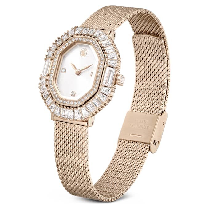 Reloj Matrix Octagon con pulsera metálica, tono dorado, acabado dorado champán Reloj Matrix Octagon con pulsera metálica, tono dorado, acabado dorado champán