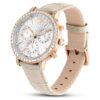 Reloj Matrix Tennis Chrono de fabricación suiza, correa de piel, color beige, acabado en tono oro rosa Reloj Matrix Tennis Chrono de fabricación suiza, correa de piel, color beige, acabado en tono oro rosa