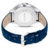 Reloj Octea Moon de fabricación suiza, Luna, correa de piel, azul, acero inoxidable Reloj Octea Moon de fabricación suiza, Luna, correa de piel, azul, acero inoxidable