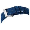 Reloj Octea Moon de fabricación suiza, Luna, correa de piel, azul, acero inoxidable Reloj Octea Moon de fabricación suiza, Luna, correa de piel, azul, acero inoxidable