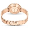 Reloj tipo brazalete Crystalline, fabricación suiza, correa metálica, blanco, acabado en tono oro rosa Reloj tipo brazalete Crystalline, fabricación suiza, correa metálica, blanco, acabado en tono oro rosa