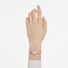Reloj tipo brazalete Dextera de fabricación suiza, correa metálica, rosa, chapado en tono oro rosa Reloj tipo brazalete Dextera de fabricación suiza, correa metálica, rosa, chapado en tono oro rosa