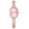 Reloj tipo brazalete Dextera de fabricación suiza, correa metálica, rosa, chapado en tono oro rosa Reloj tipo brazalete Dextera de fabricación suiza, correa metálica, rosa, chapado en tono oro rosa