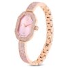 Reloj tipo brazalete Dextera de fabricación suiza, correa metálica, rosa, chapado en tono oro rosa Reloj tipo brazalete Dextera de fabricación suiza, correa metálica, rosa, chapado en tono oro rosa