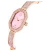 Reloj tipo brazalete Dextera de fabricación suiza, correa metálica, rosa, chapado en tono oro rosa Reloj tipo brazalete Dextera de fabricación suiza, correa metálica, rosa, chapado en tono oro rosa