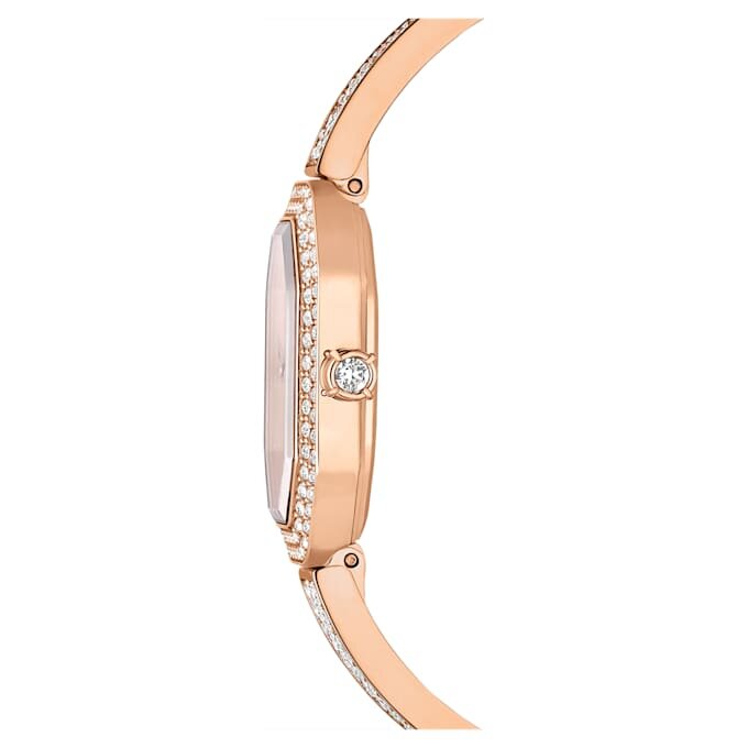 Reloj tipo brazalete Dextera de fabricación suiza, correa metálica, tono oro rosa, acabado en tono oro rosa Reloj tipo brazalete Dextera de fabricación suiza, correa metálica, tono oro rosa, acabado en tono oro rosa