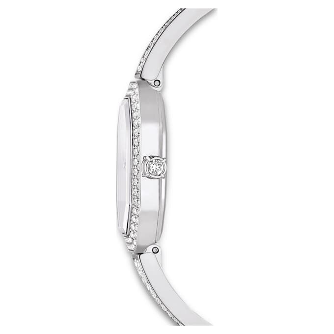 Reloj tipo brazalete Dextera de fabricación suiza, correa metálica, tono plateado, acero inoxidable Reloj tipo brazalete Dextera de fabricación suiza, correa metálica, tono plateado, acero inoxidable