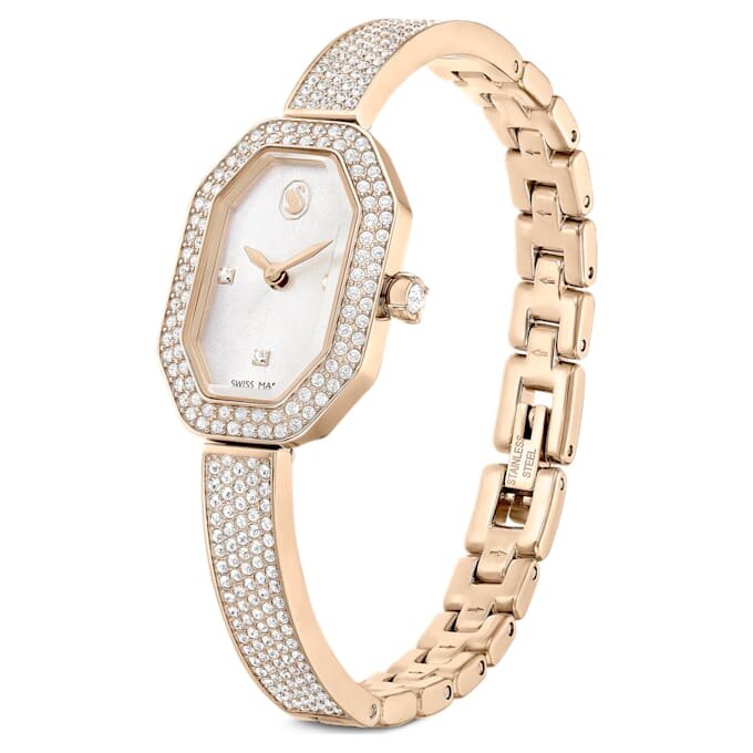 Reloj tipo brazalete Dextera de fabricación suiza, pulsera metálica, tono dorado, acabado en tono dorado champán Reloj tipo brazalete Dextera de fabricación suiza, pulsera metálica, tono dorado, acabado en tono dorado champán
