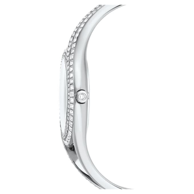 Reloj tipo brazalete Hyperbola, fabricado en Suiza, brazalete metálico, tono plateado, acero inoxidable Reloj tipo brazalete Hyperbola, fabricado en Suiza, brazalete metálico, tono plateado, acero inoxidable