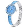 Reloj tipo brazalete Matrix, fabricado en Suiza, con pulseras de cristales, azul, acero inoxidable Reloj tipo brazalete Matrix, fabricado en Suiza, con pulseras de cristales, azul, acero inoxidable