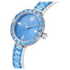 Reloj tipo brazalete Matrix, fabricado en Suiza, con pulseras de cristales, azul, acero inoxidable Reloj tipo brazalete Matrix, fabricado en Suiza, con pulseras de cristales, azul, acero inoxidable
