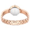 Reloj tipo brazalete Matrix Pearl, fabricado en Suiza, con pulsera de cristales, negro, acabado en tono oro rosa Reloj tipo brazalete Matrix Pearl, fabricado en Suiza, con pulsera de cristales, negro, acabado en tono oro rosa