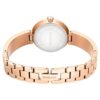 Reloj tipo brazalete Matrix Pearl, fabricado en Suiza, con pulseras de cristales, blanco, acabado en tono oro rosa Reloj tipo brazalete Matrix Pearl, fabricado en Suiza, con pulseras de cristales, blanco, acabado en tono oro rosa