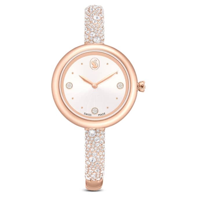 Reloj tipo brazalete Sublima, fabricado en Suiza, correa metálica, tono oro rosa, acabado en tono oro rosa Reloj tipo brazalete Sublima, fabricado en Suiza, correa metálica, tono oro rosa, acabado en tono oro rosa