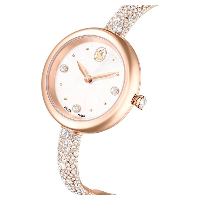 Reloj tipo brazalete Sublima, fabricado en Suiza, correa metálica, tono oro rosa, acabado en tono oro rosa Reloj tipo brazalete Sublima, fabricado en Suiza, correa metálica, tono oro rosa, acabado en tono oro rosa